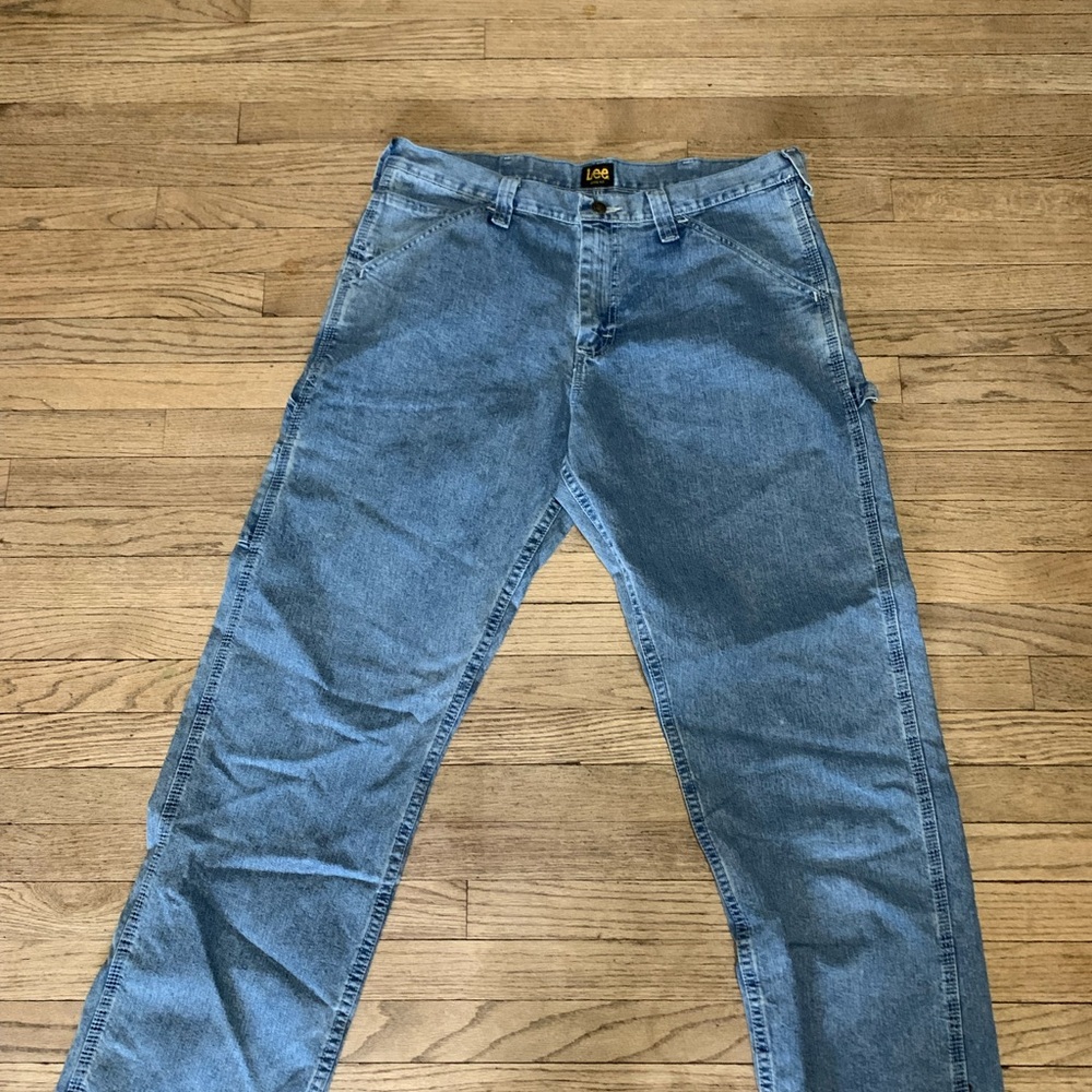34x30 Blue Lee carpenter pants